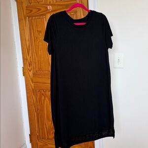 Wesc Black  Short Sleeve Dress